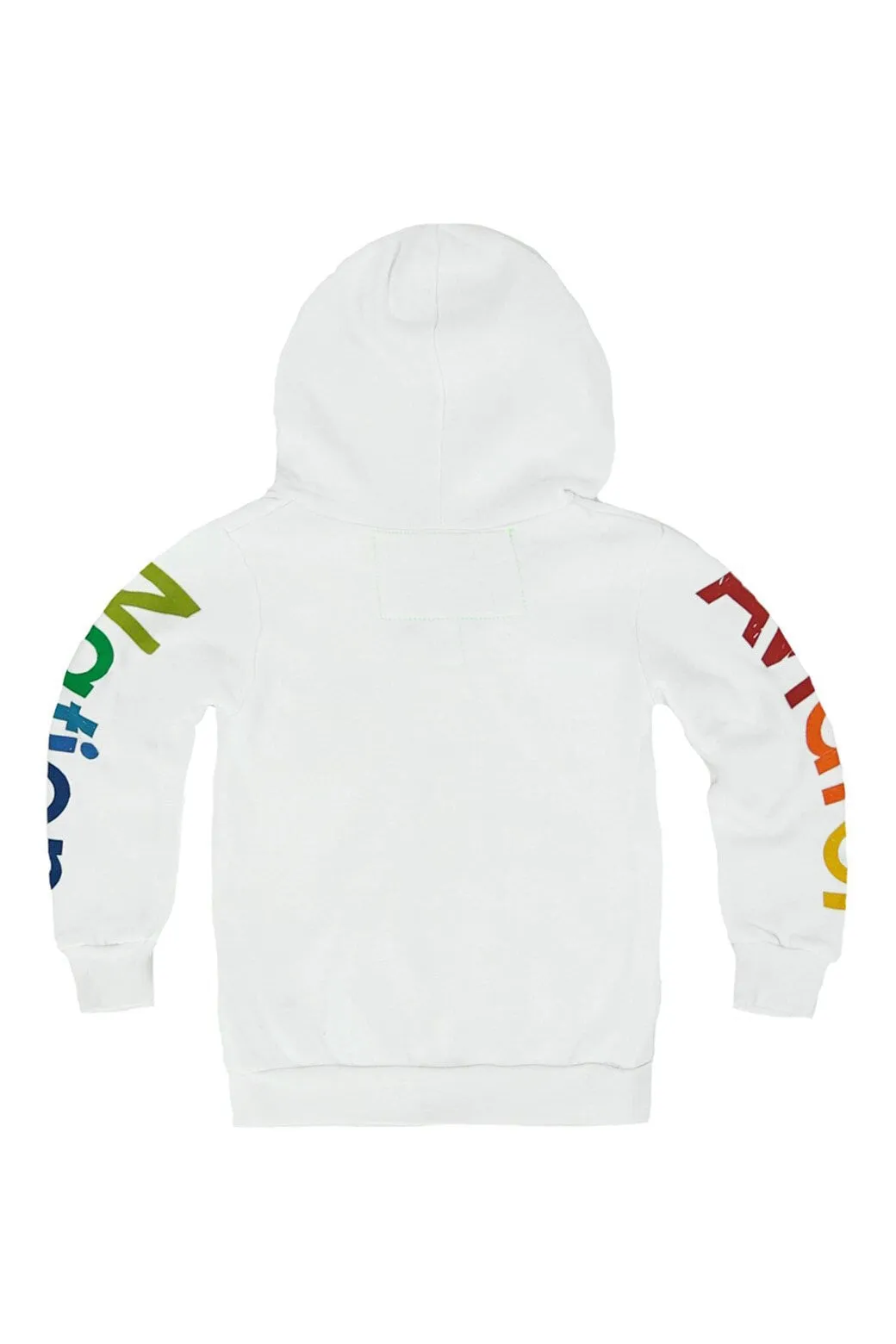 KID'S AVIATOR NATION MALIBU ZIP HOODIE - WHITE