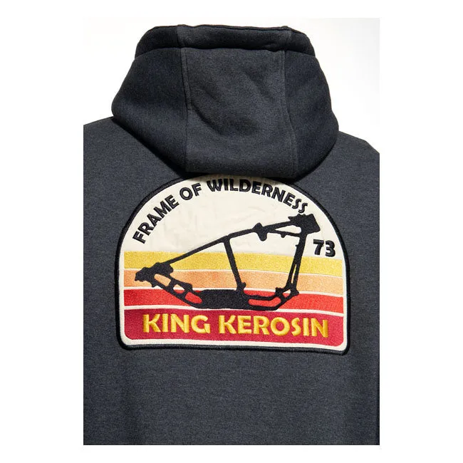 King Kerosin Frame Adventure Gear Hoodie Grey Melange