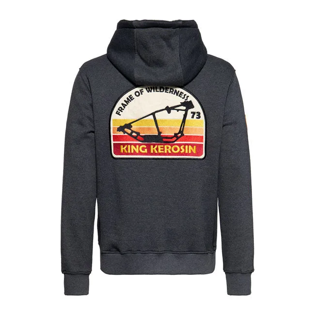 King Kerosin Frame Adventure Gear Hoodie Grey Melange