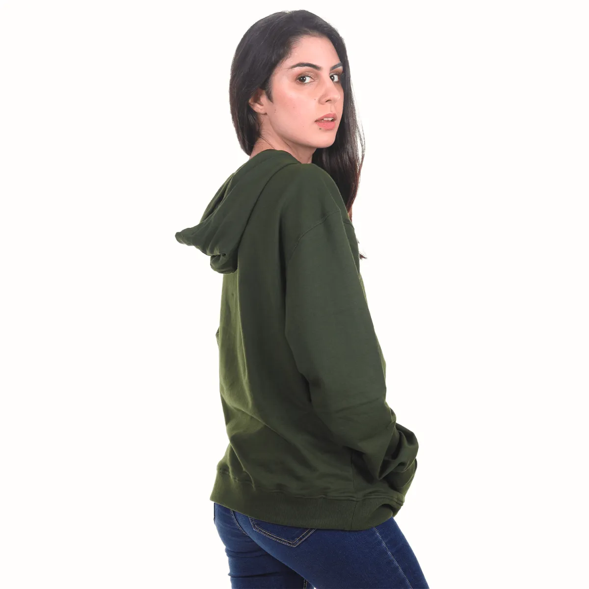 Lightweight Organic Cotton Hoodie - CAMPING GREEN