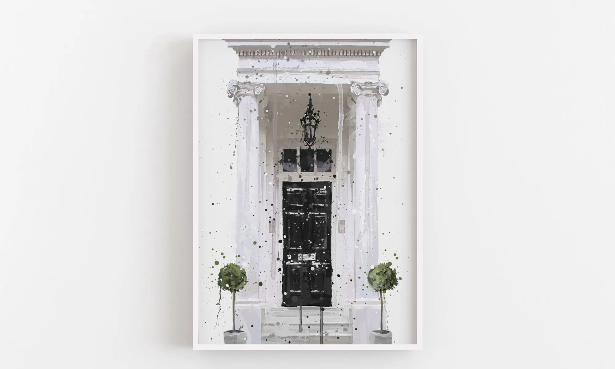 London Front Door Wall Art Print