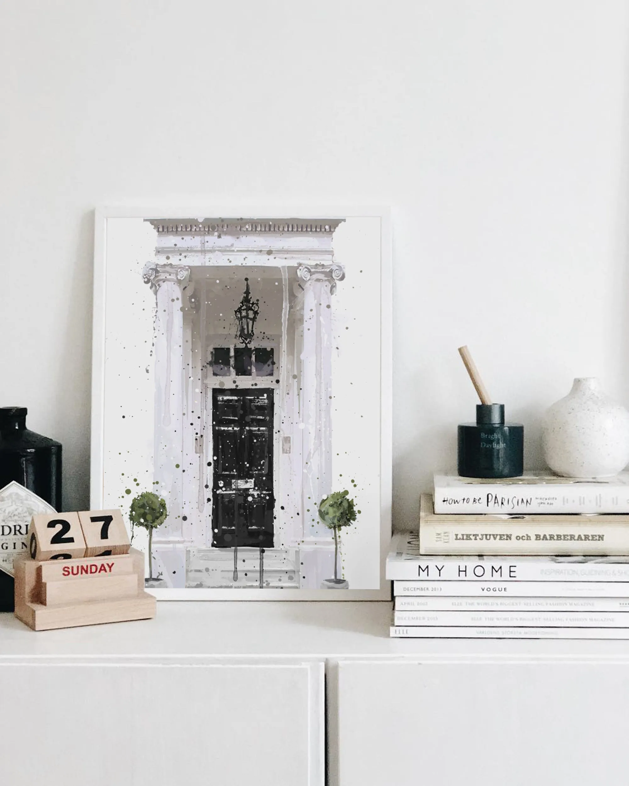 London Front Door Wall Art Print