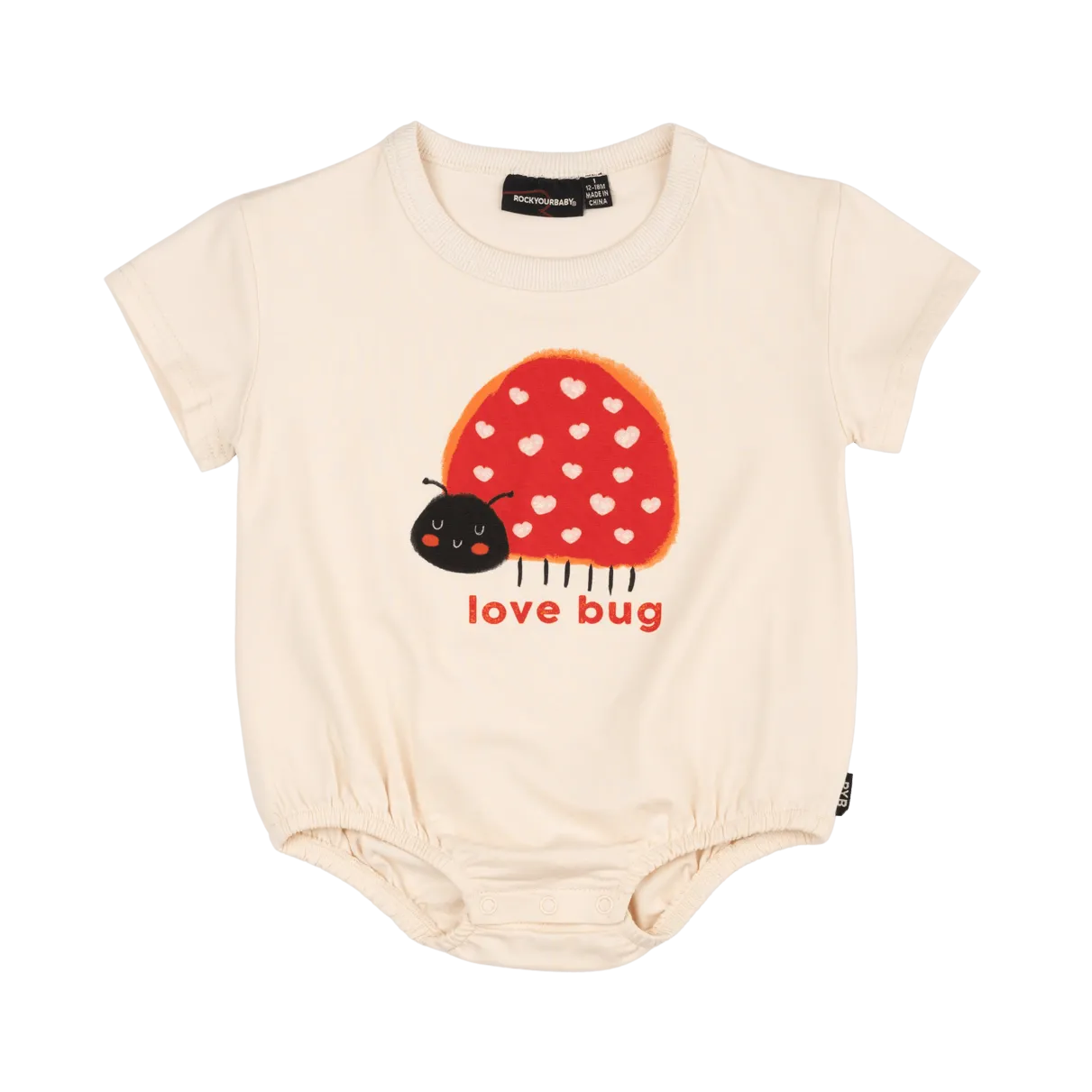 LOVE BUG OVERSIZED BABY BODYSUIT