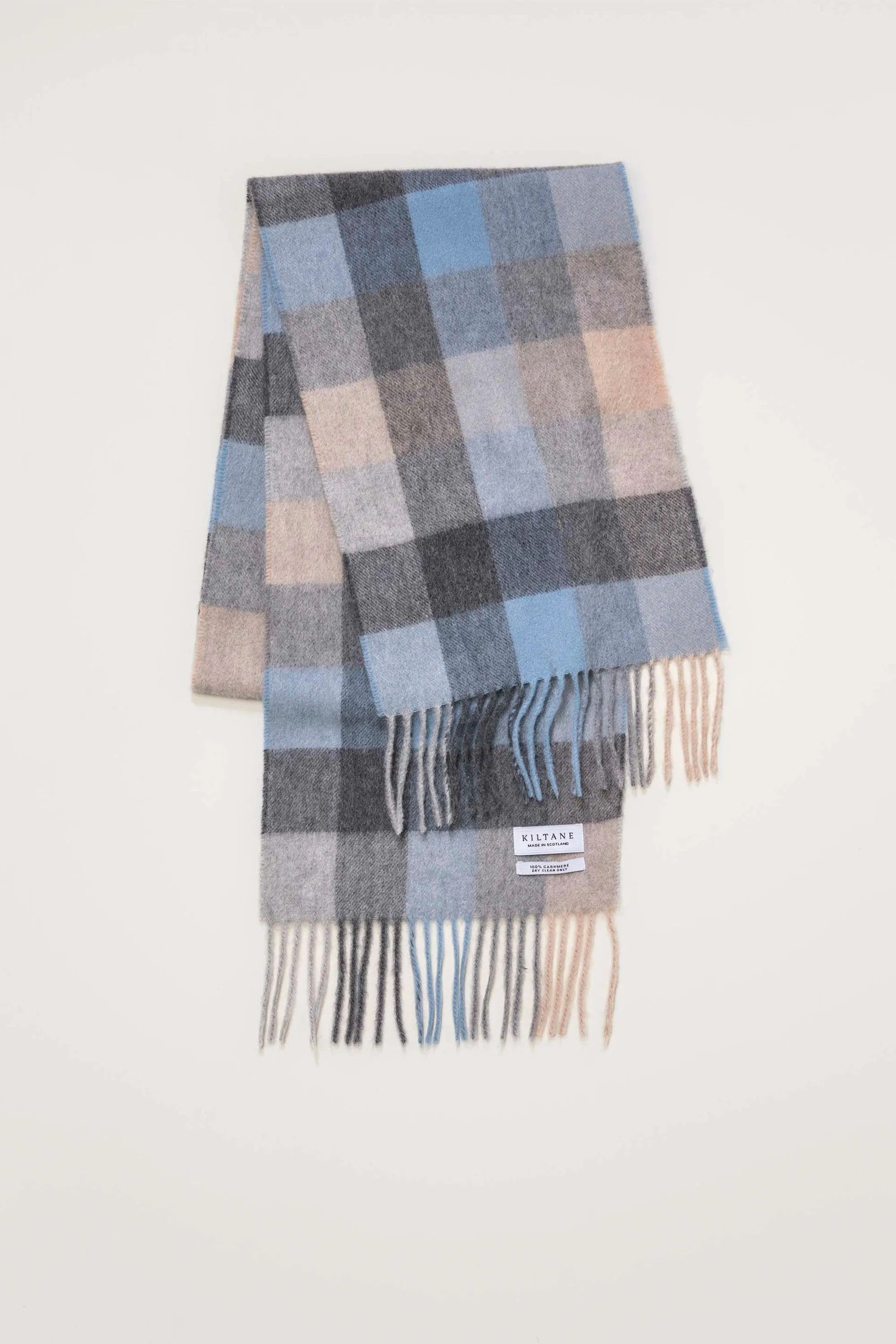 Made in Scotland 5 Square Cashmere Scarf - Fresco