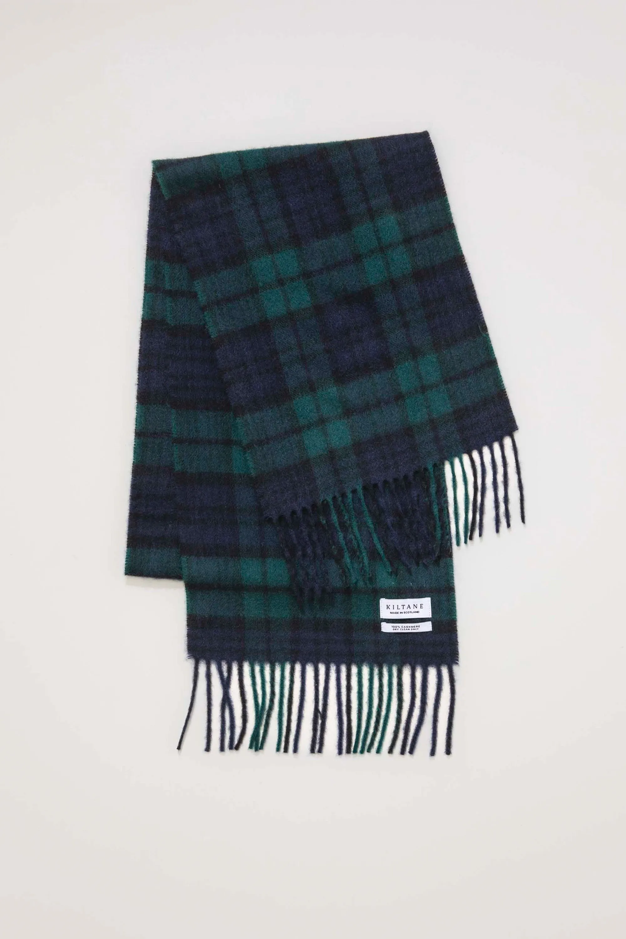 Made In Scotland Heritage Cashmere Scarf  - Blackwatch