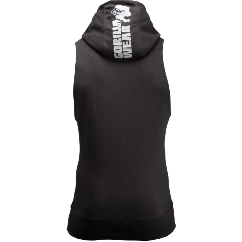 Manti Sleeveless Hoodie - Black