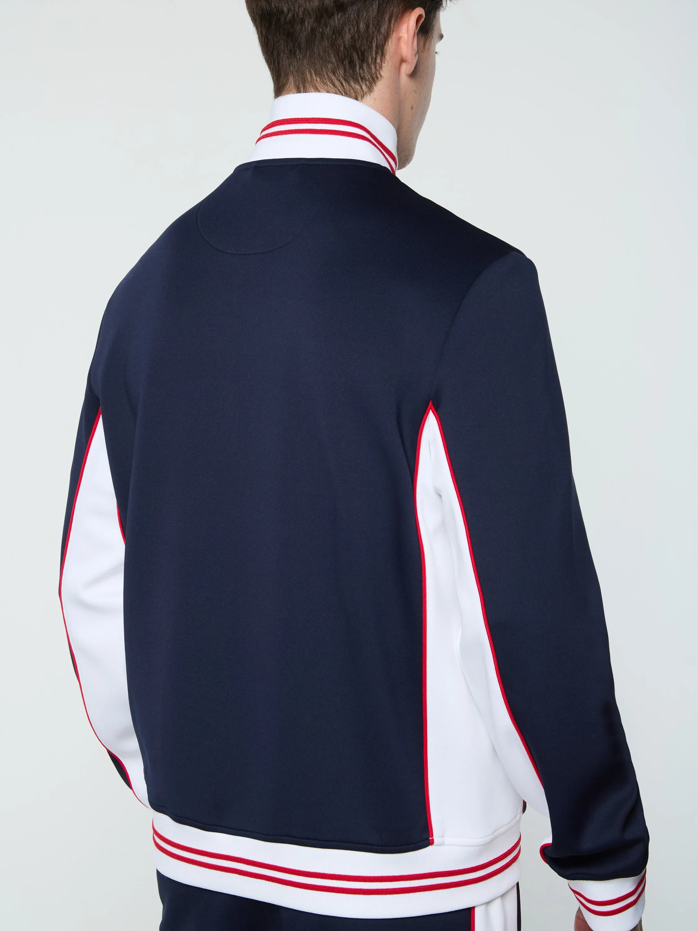 Melfi Diver Track Jacket- Maritime Blue