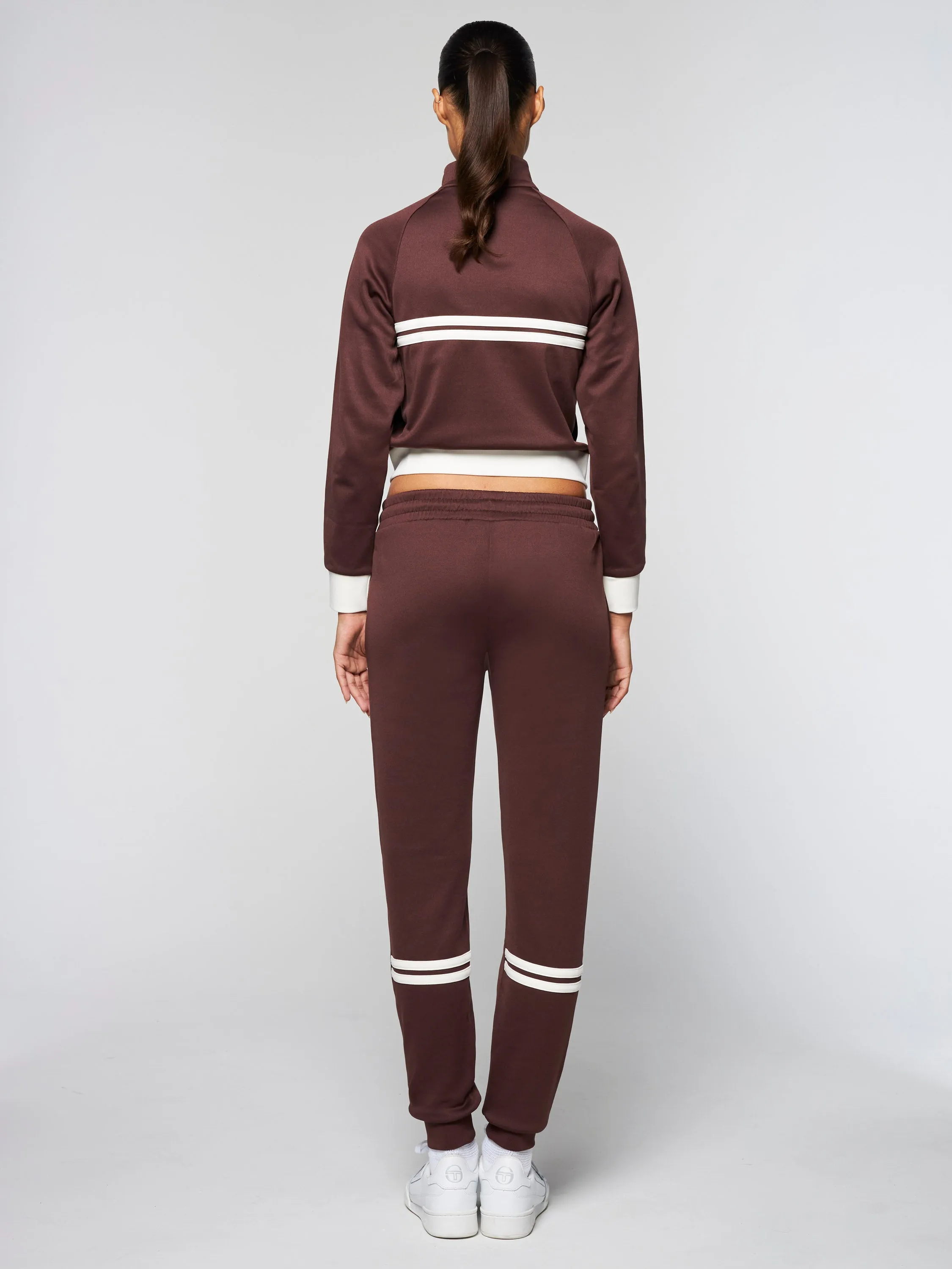 Miss Dallas Track Pant-Deep Mahogany