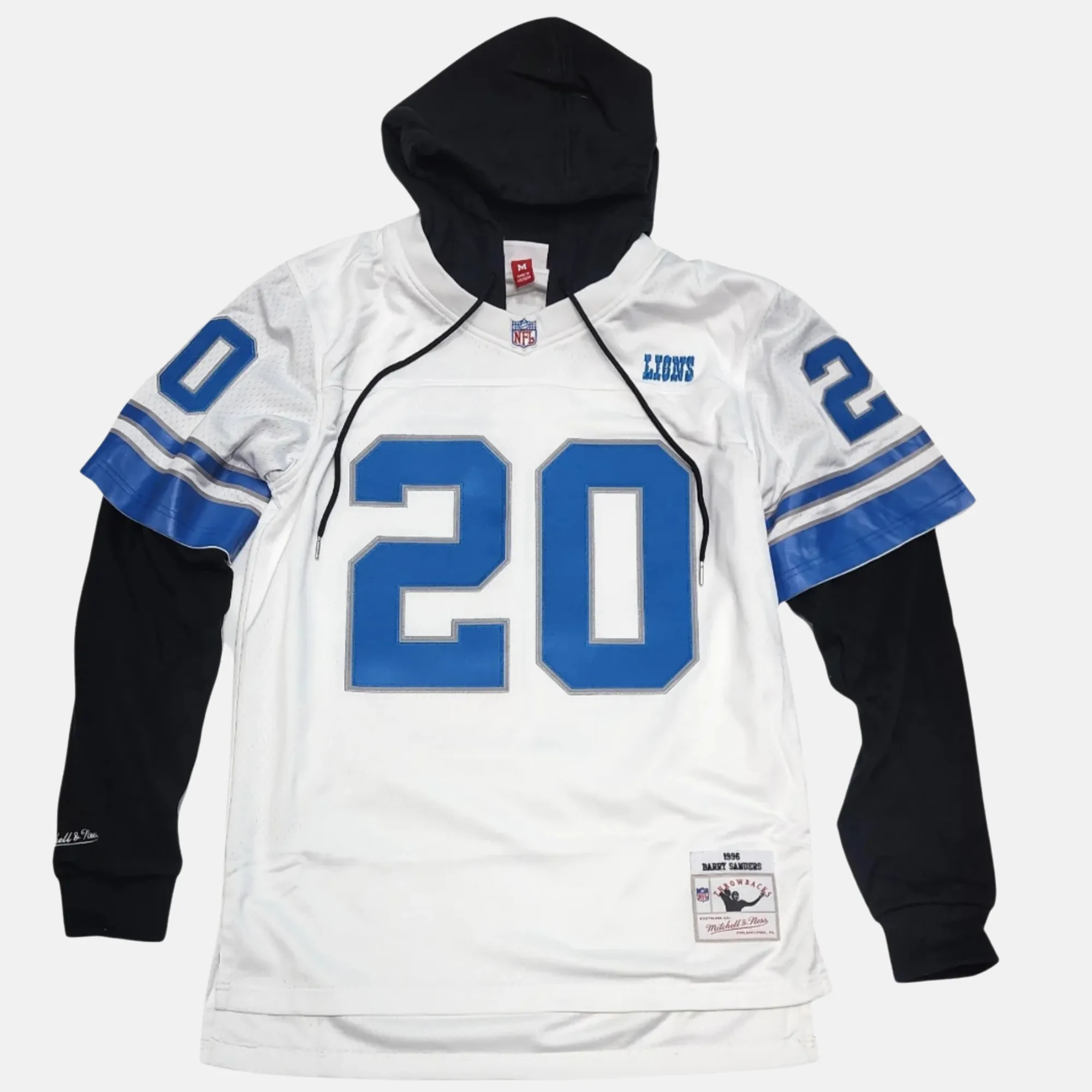 Mitchell & Ness Barry Sanders Detroit Lions Jersey Hoodie