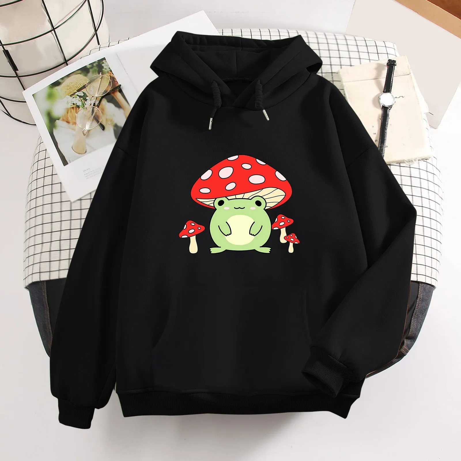 Mushroom Frog Hoodie