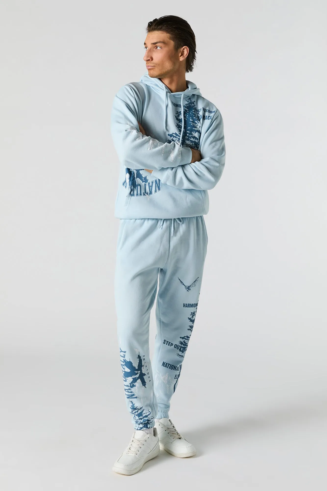 Nature Graphic Fleece Jogger