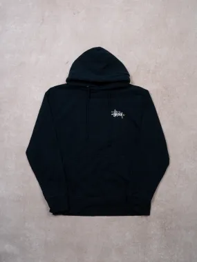 Navy   White Stussy Hoodie (M)