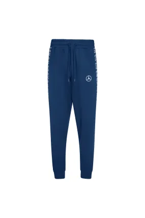 Navy White Track Suit Pant