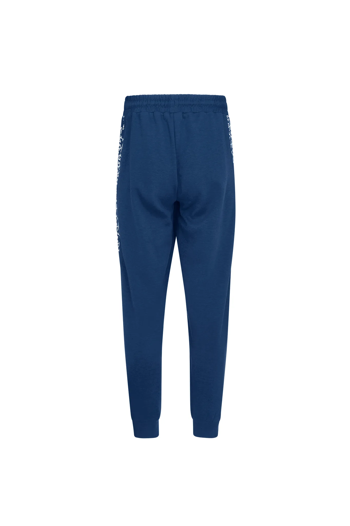 Navy White Track Suit Pant