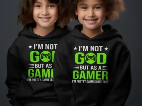 Neon Green God Gamer Hoodie