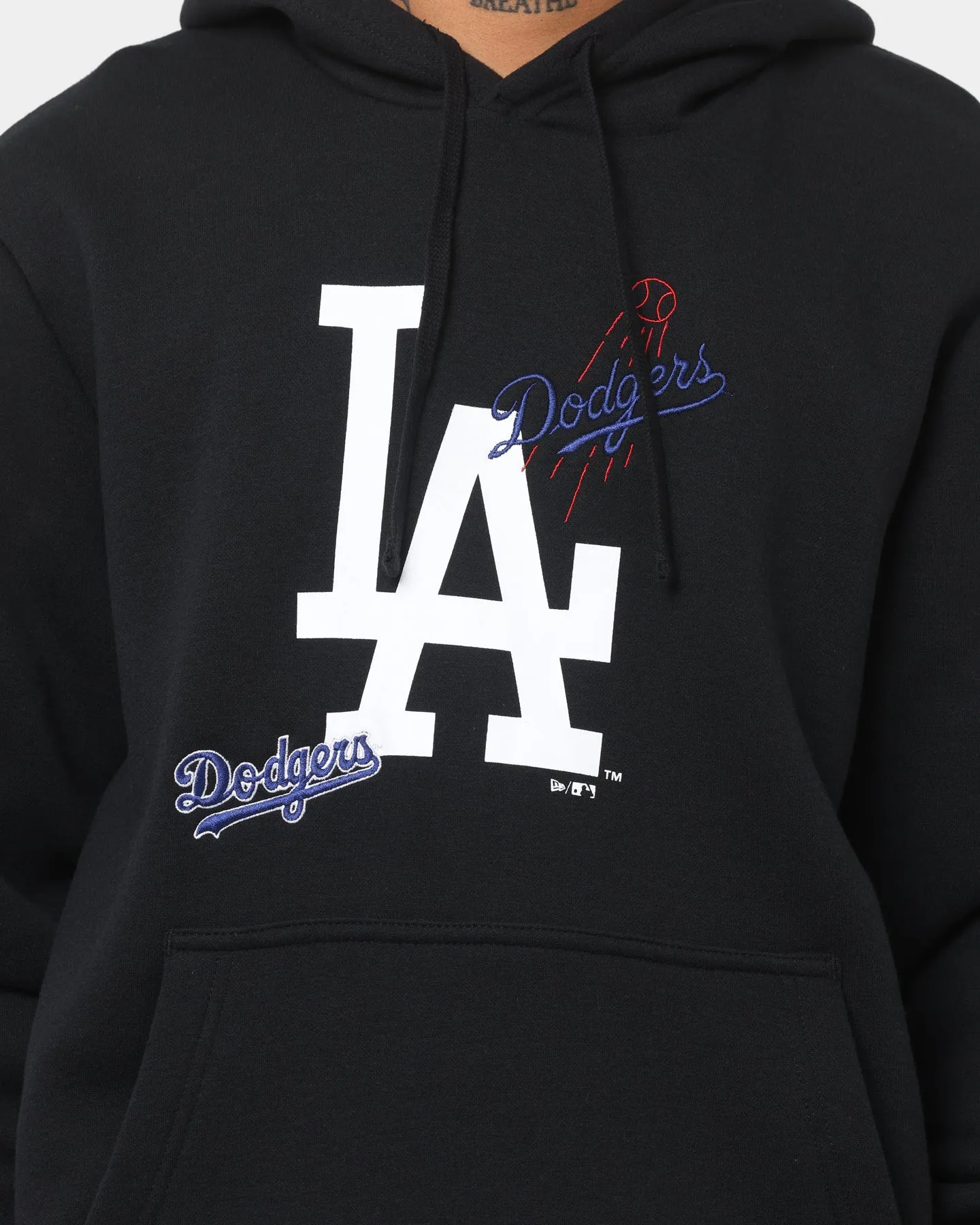 New Era Los Angeles Dodgers World Series Multi Logo Hoodie Black