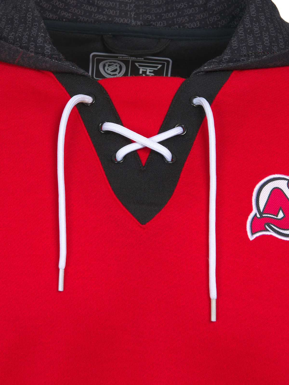 New Jersey Devils Lace-Up Hoodie