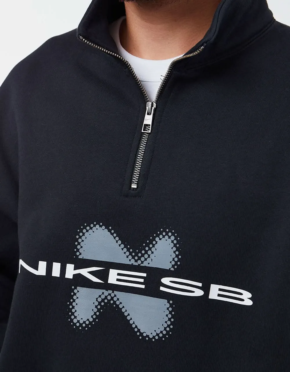 Nike SB Y2K Graphic Half Zip - Black