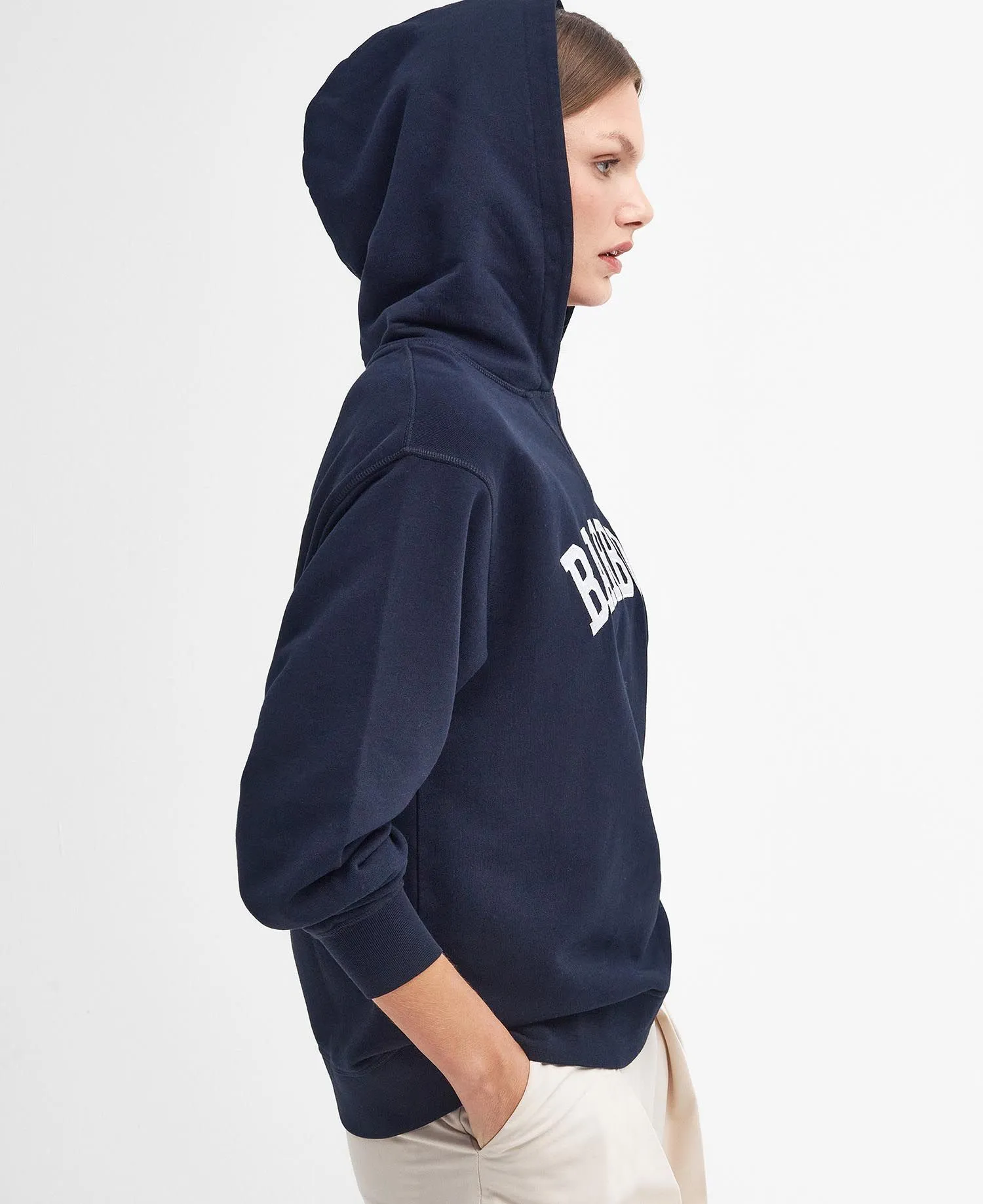 Northumberland Hoodie - Navy/White