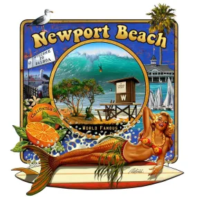 NPB -  The Wedge Canvas Art-Newport Beach- by Rick Rietveld