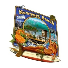 NPB -  The Wedge Canvas Art-Newport Beach- by Rick Rietveld