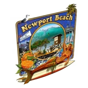 NPB -  The Wedge Canvas Art-Newport Beach- by Rick Rietveld