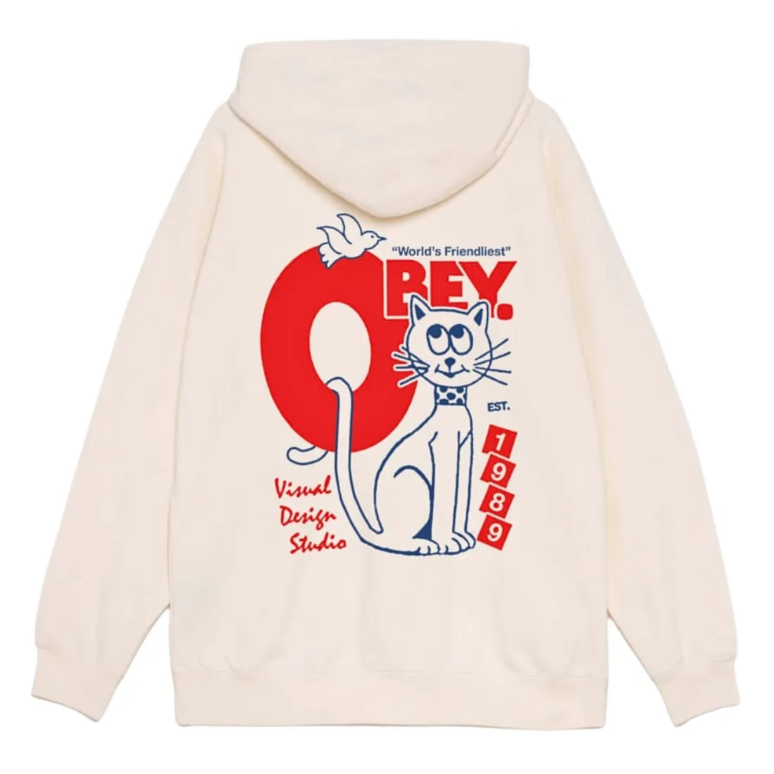 Obey World's Friendliest Premium Hood - Unbleached