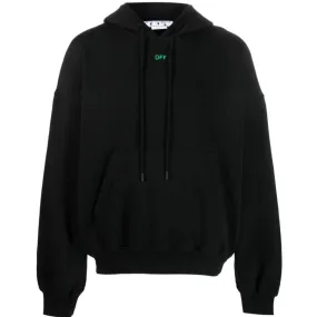 Off White Alien Mush Boxy Fit Black Hoodie