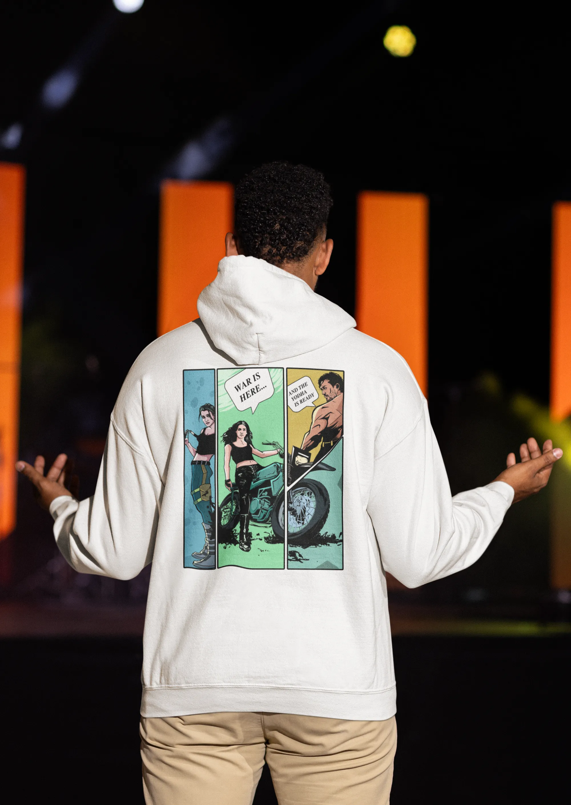 Official Ganapath Comic Book Hoodie