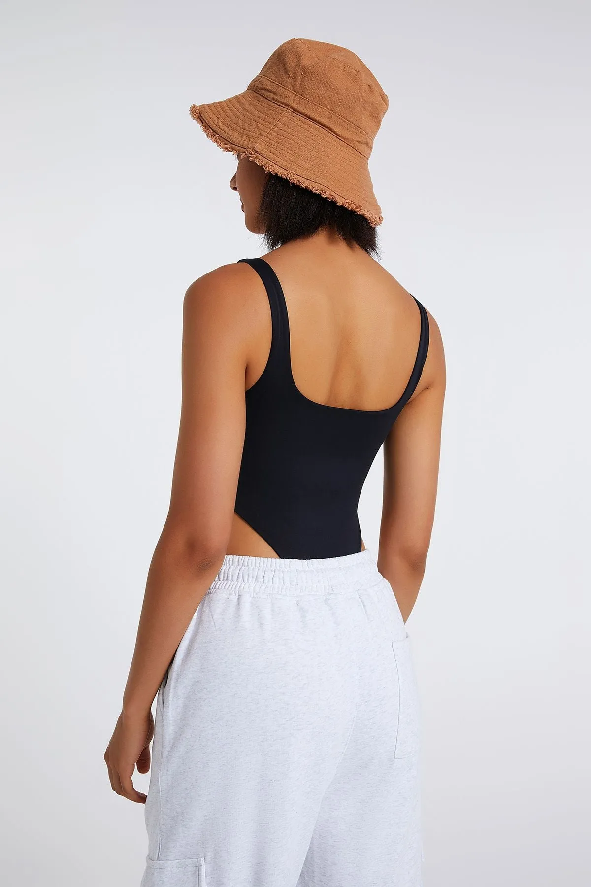 One Piece Backless Bodysuit