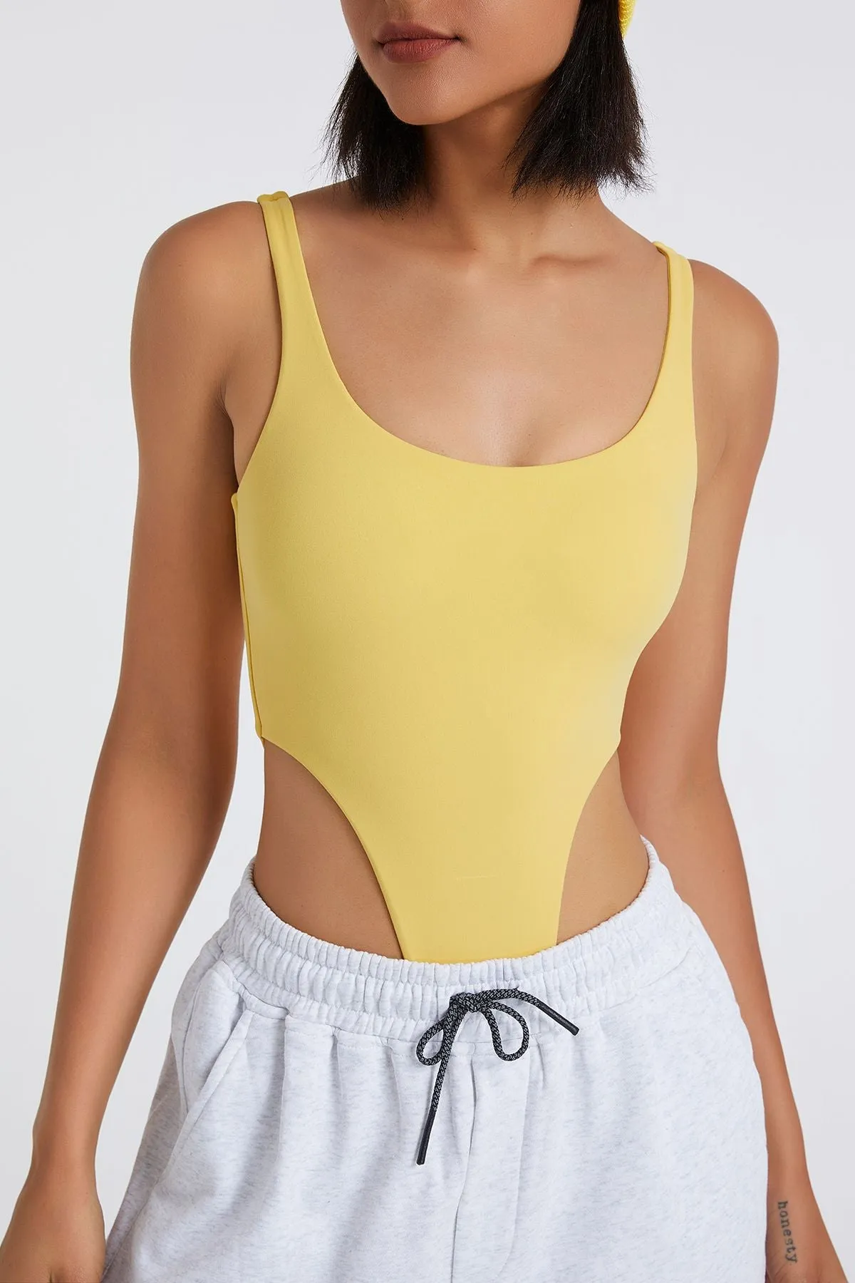 One Piece Backless Bodysuit