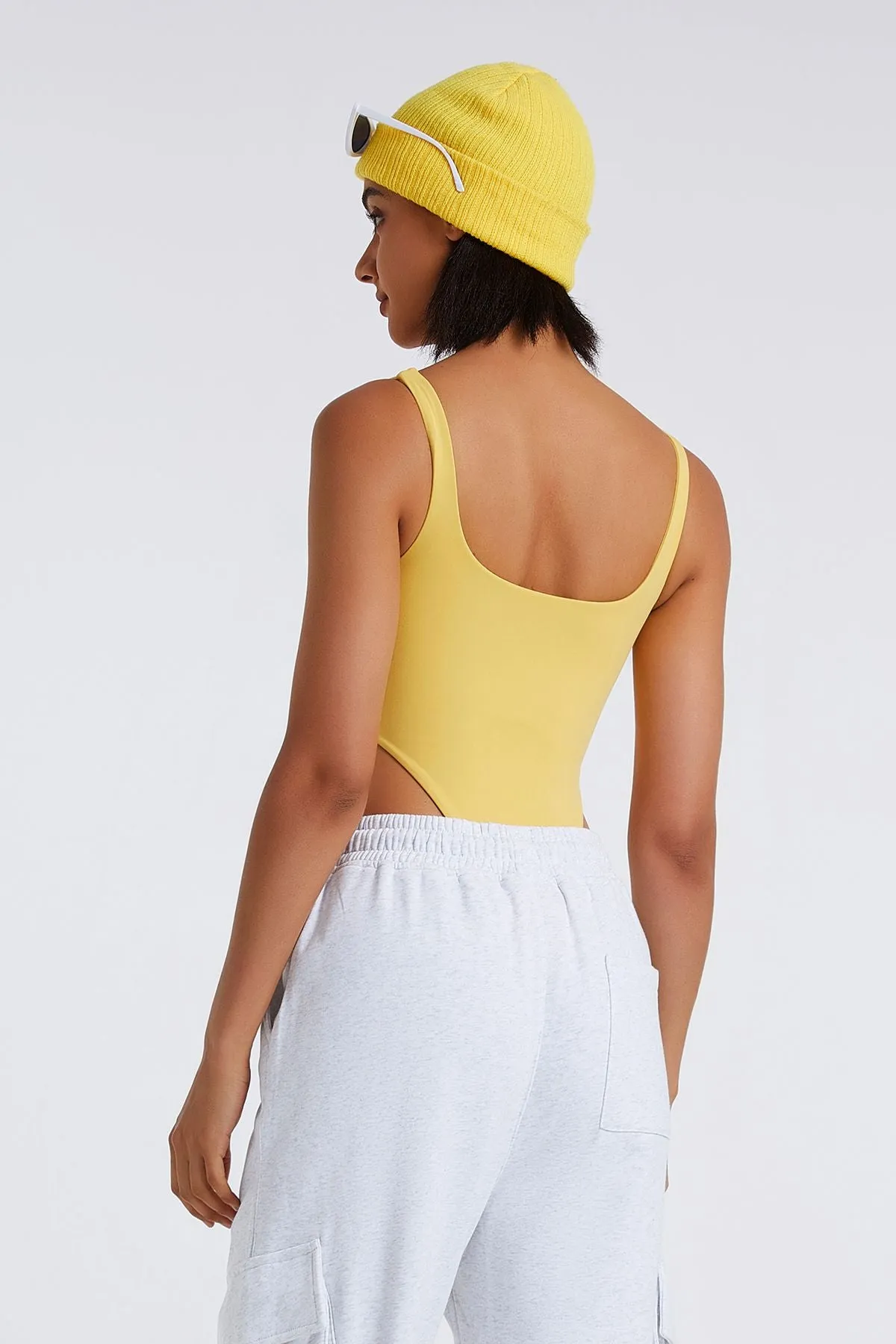 One Piece Backless Bodysuit