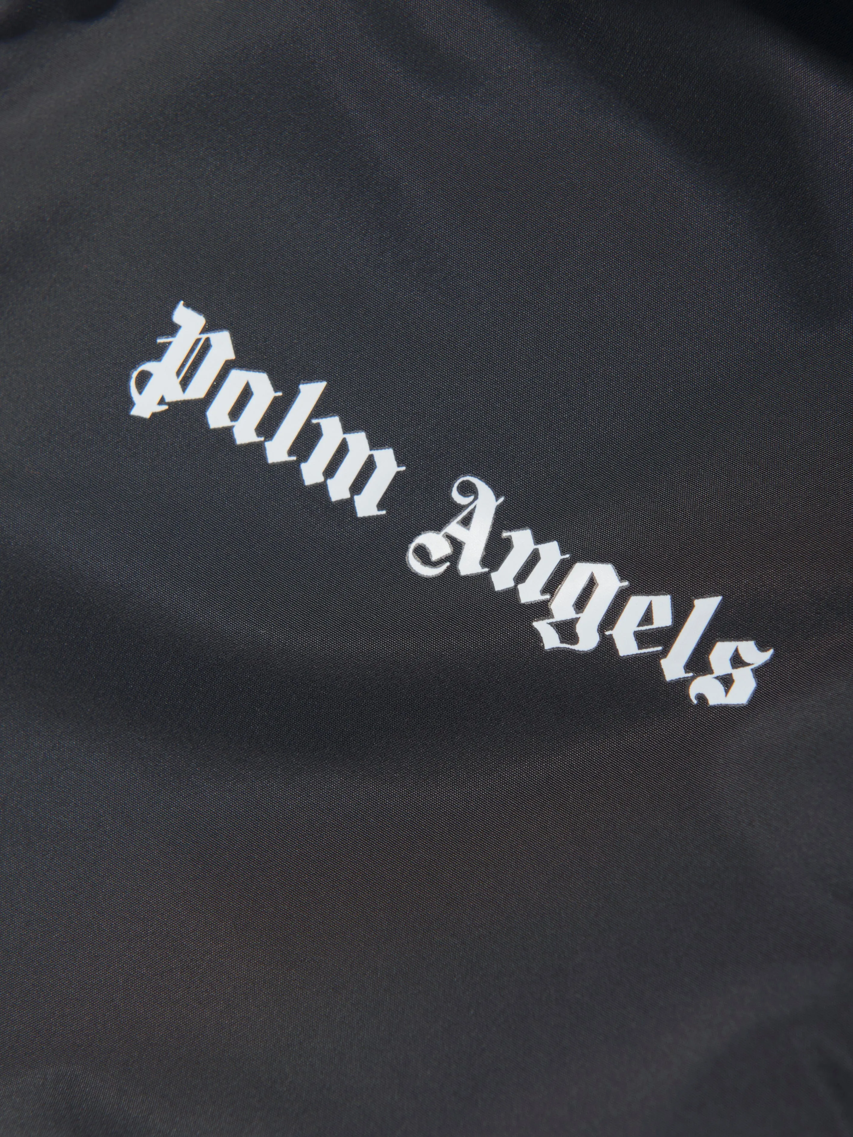 Palm Angels Boys Overlogo Windbreaker in Black