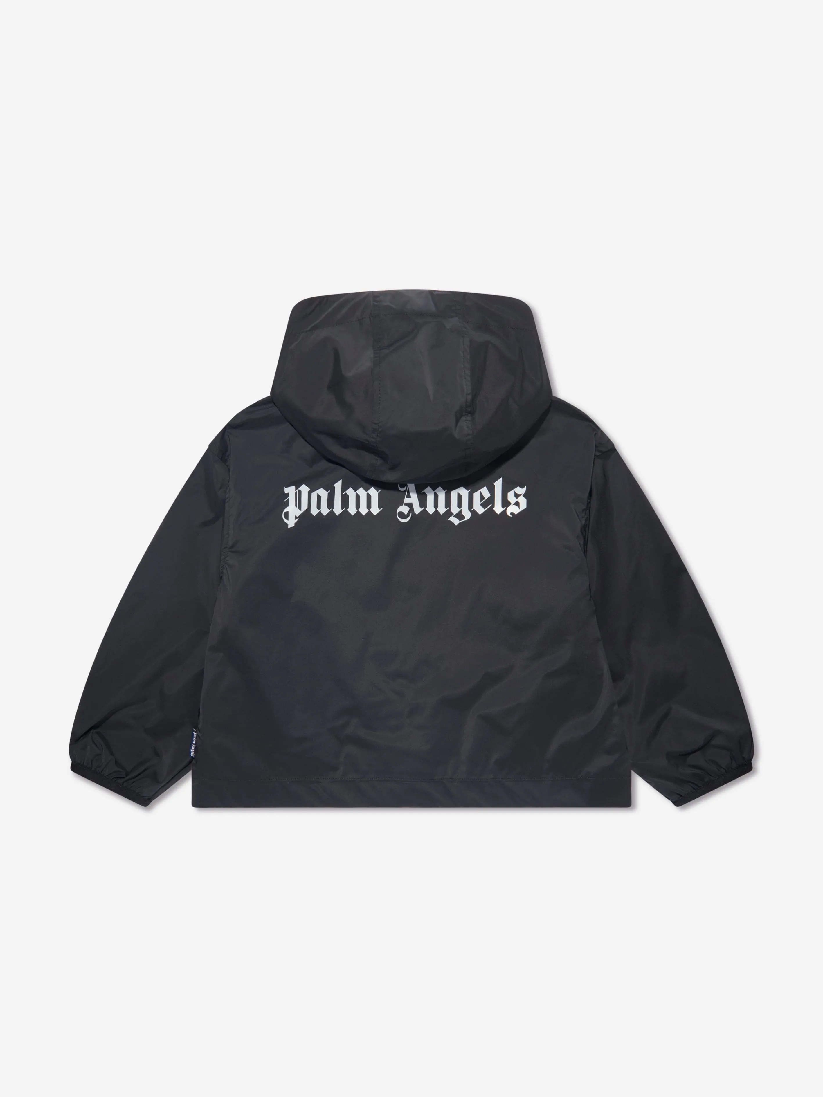 Palm Angels Boys Overlogo Windbreaker in Black