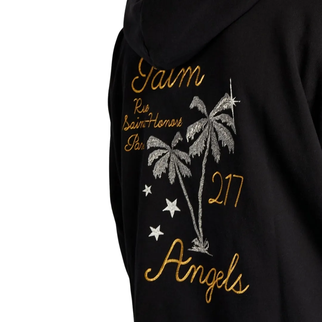 Palm Angels Palm Paris Logo Black Hoodie