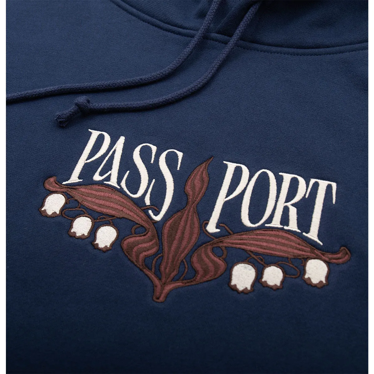 Pass~Port - Lily of The Valley Hoodie Navy