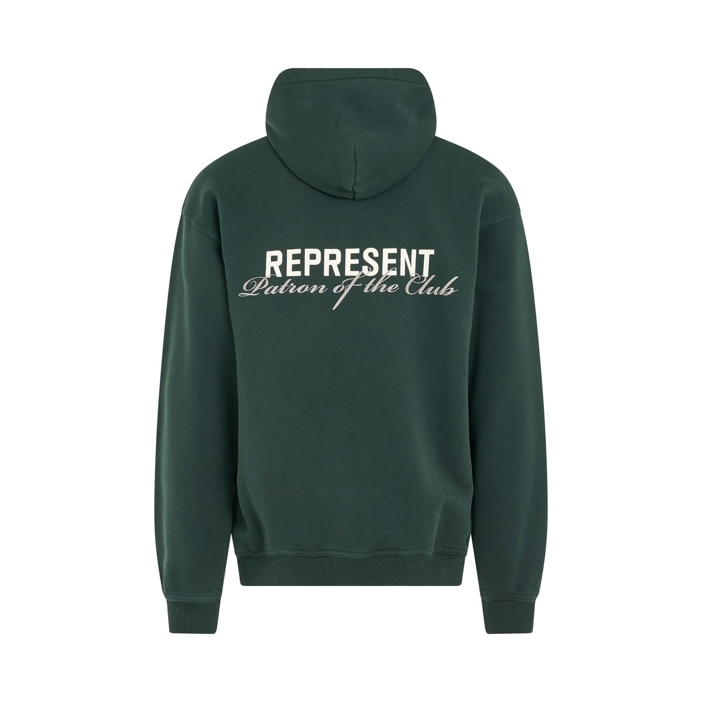 Patron of the Club Hoodie in Forest Green