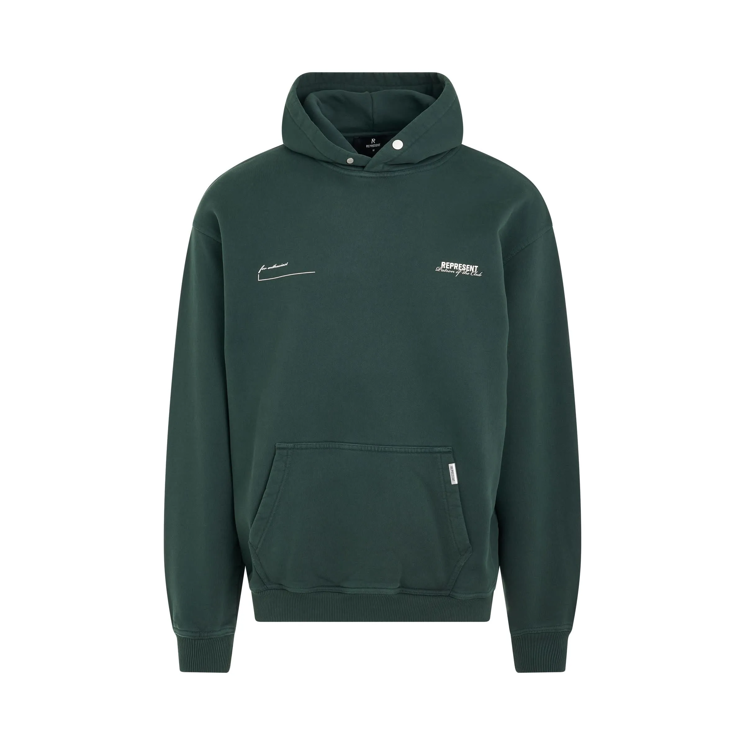 Patron of the Club Hoodie in Forest Green