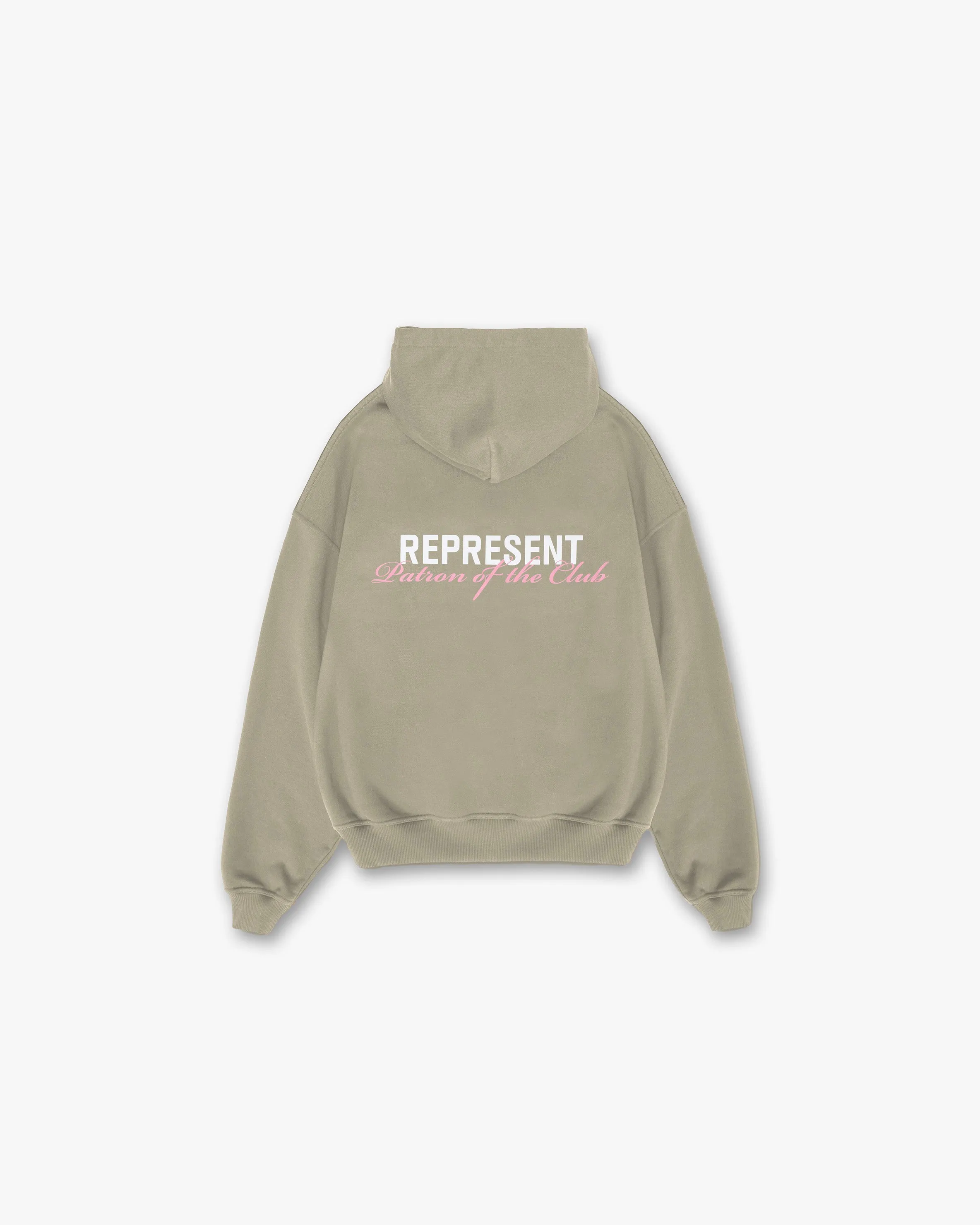 Patron Of The Club Hoodie - Khaki Pink