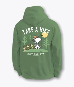 Peanuts Snoopy Take a Hike Mens Hoodie