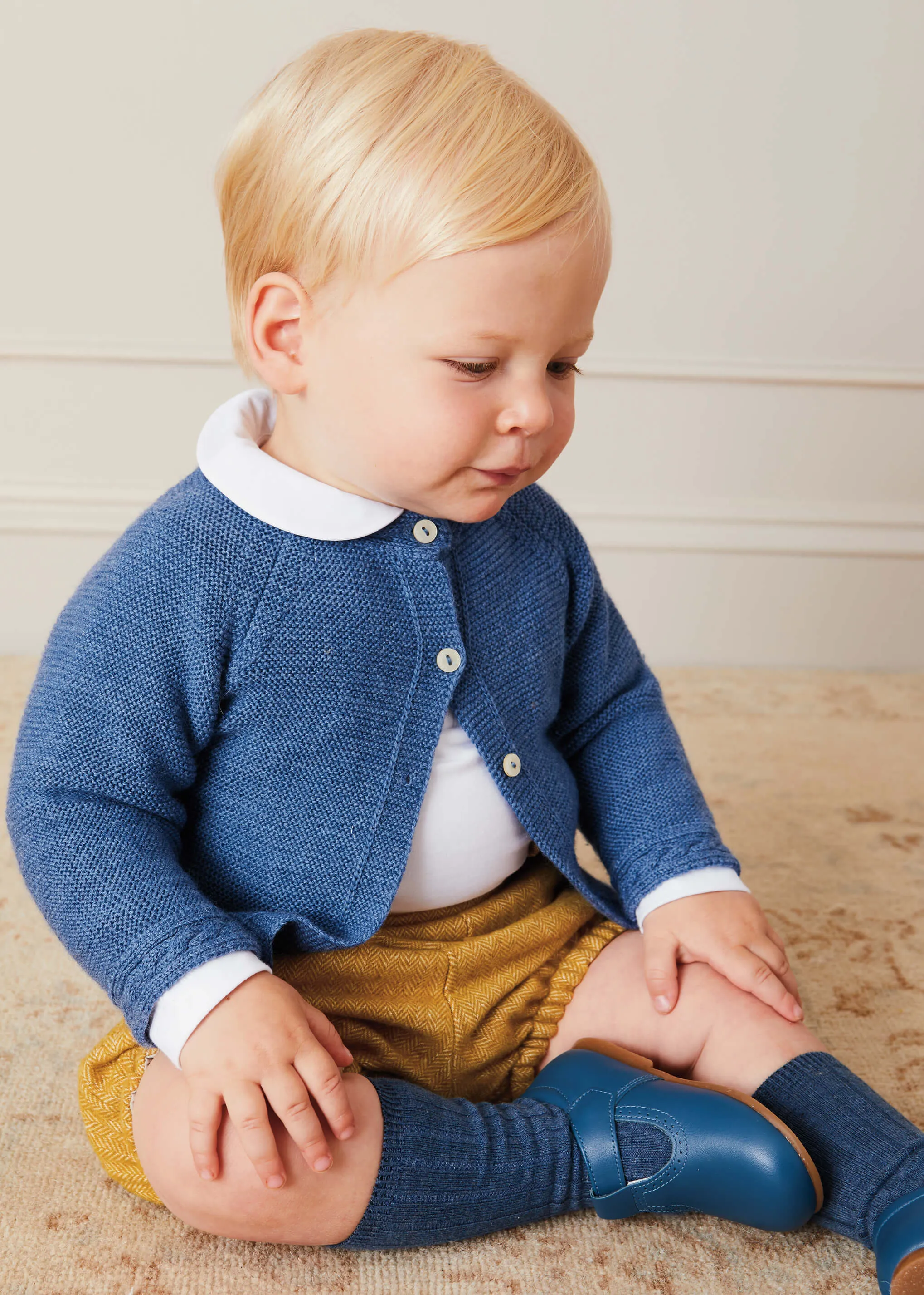 Peter Pan Collar Bodysuit in White (0mths-2yrs)