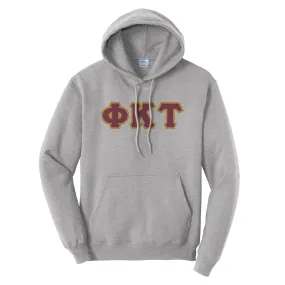 Phi Tau Greek Letter Graphic Hoodie