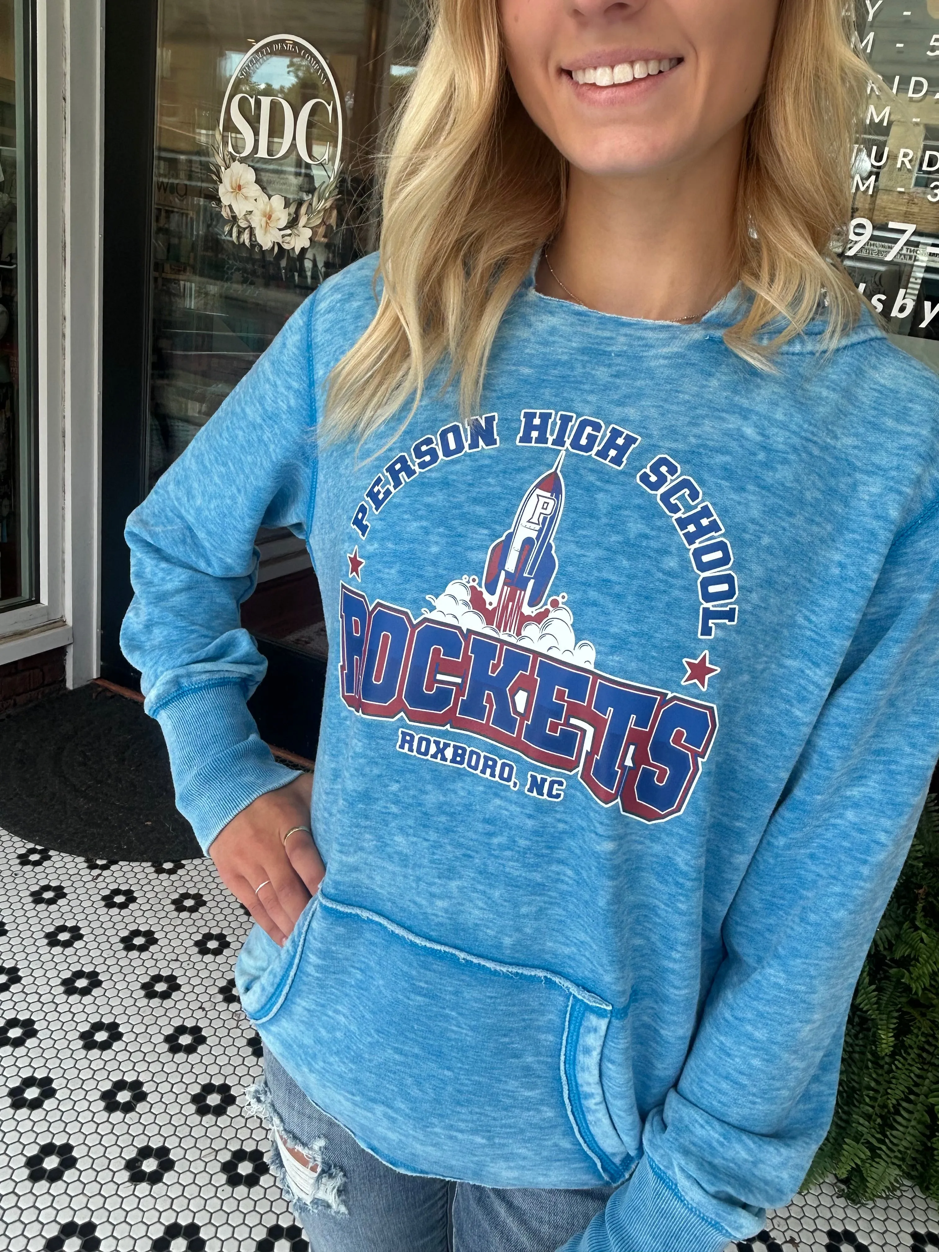 PHS - Rockets *Women's Fit* - Vintage Wash Blue