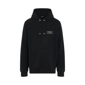 Pierre Balmain Label Hoodie in Black