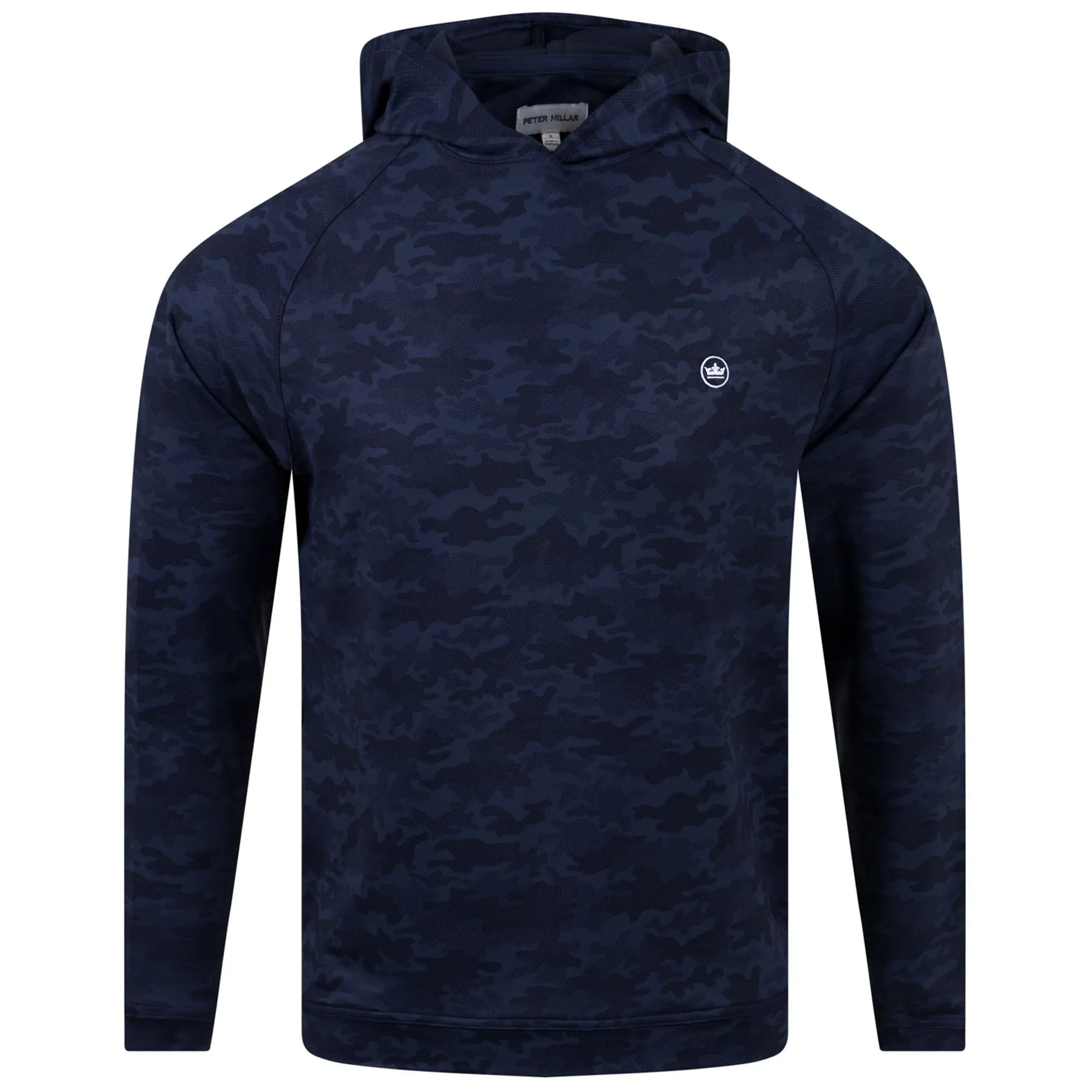 Pine Camo Performance Hoodie Navy - SS23