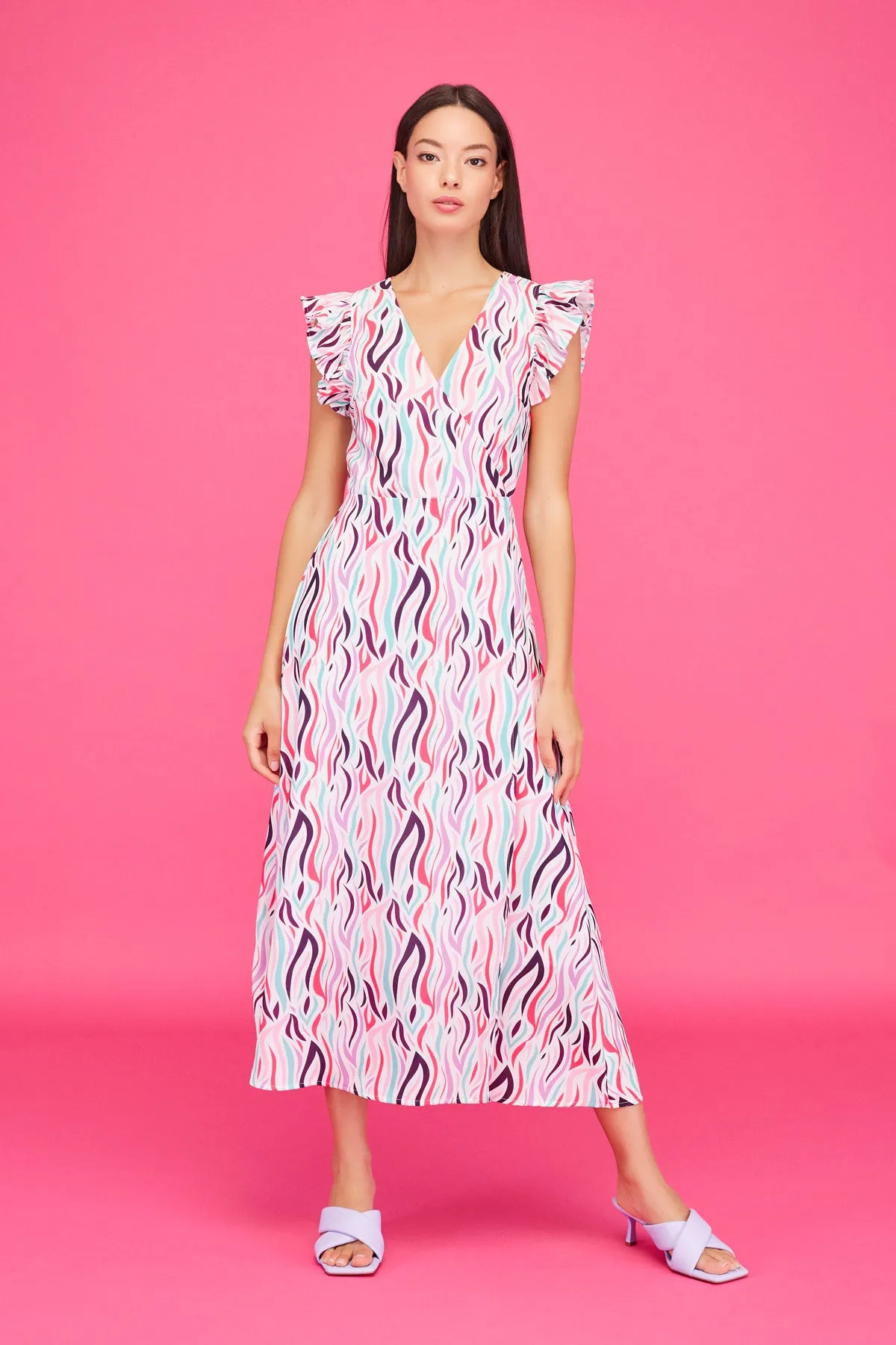 Pink Zebra Dress