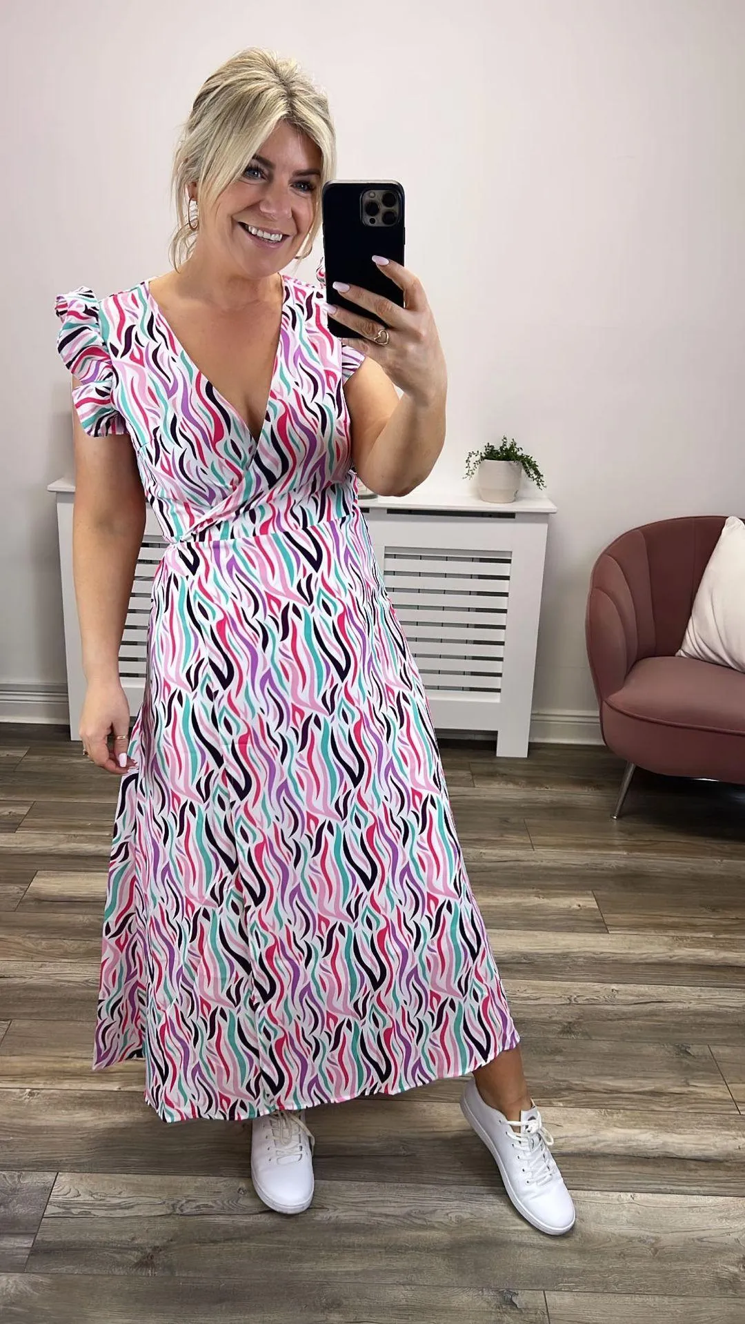 Pink Zebra Dress