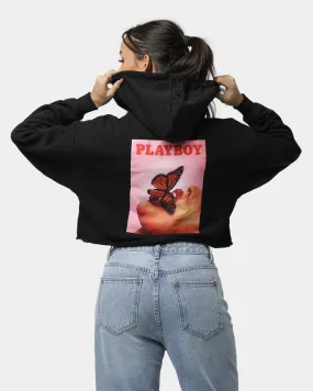 Playboy Playboy 2019 Cropped Hoodie Black