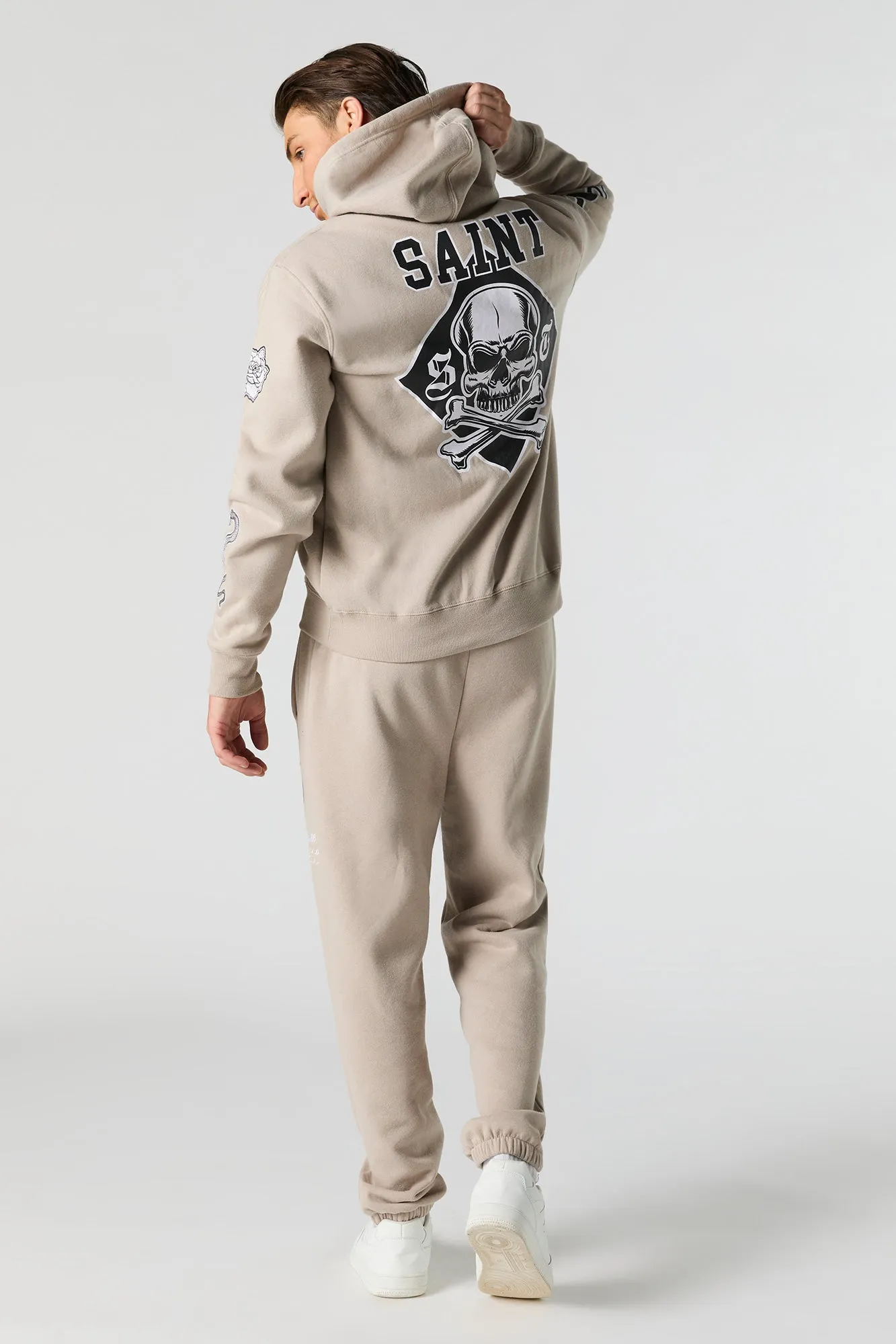 Pleasure & Pain Embroidered Fleece Jogger