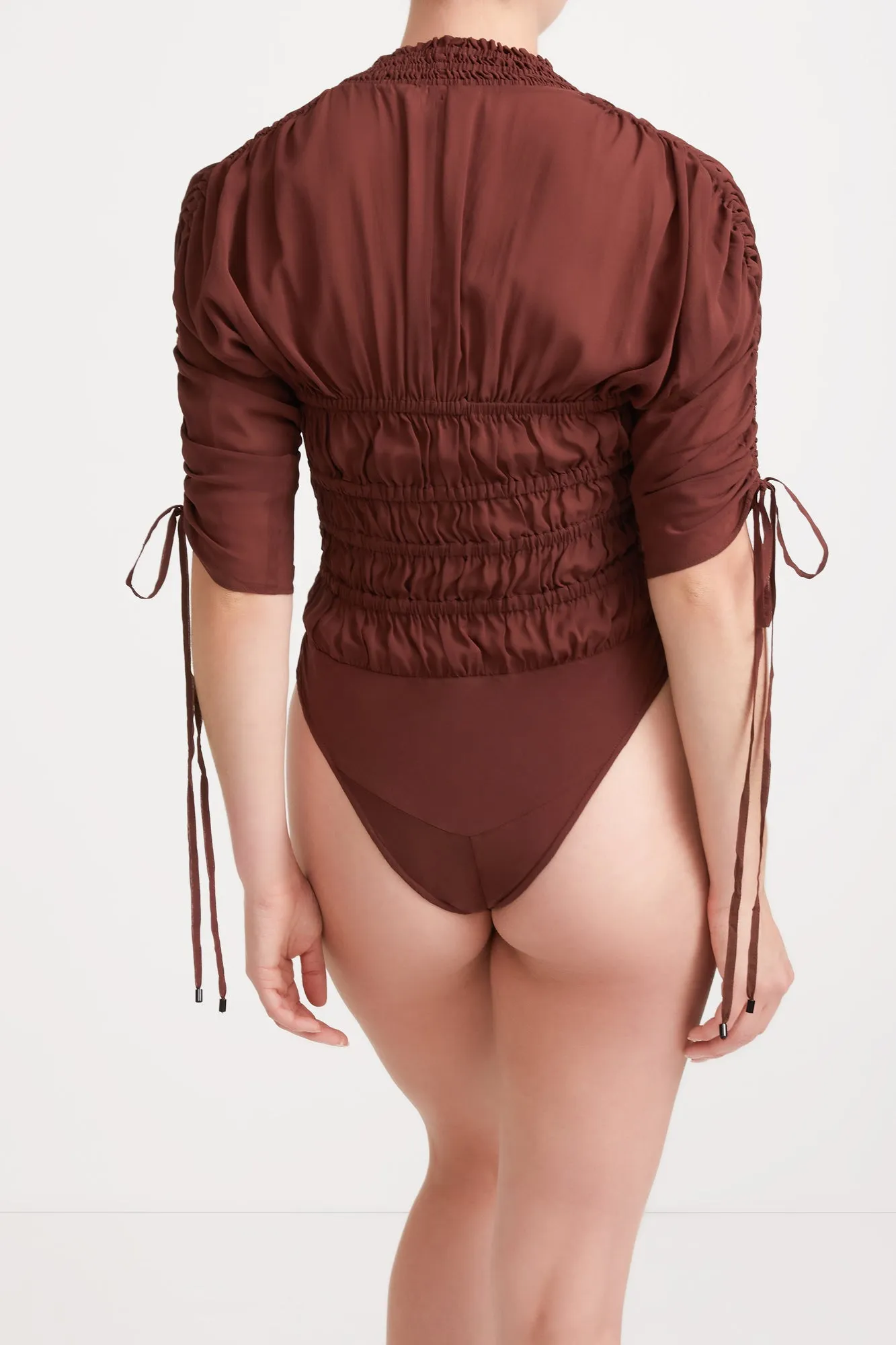 RACHEL BODYSUIT {CHOCOLATE}